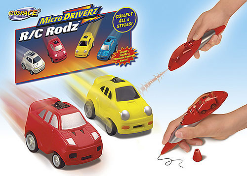 Micro rc racer pen top