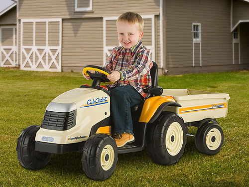 Cub Cadet Lawn Tractor with Trailer by PEG PEREGO