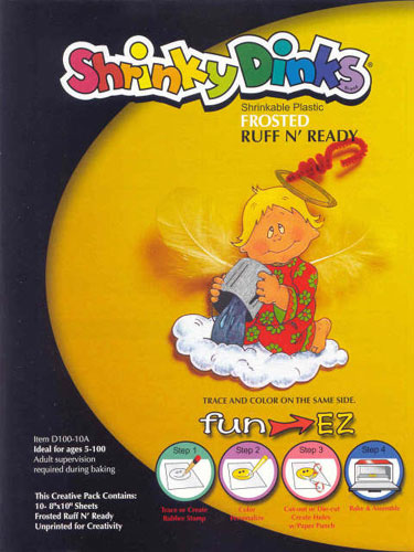 Frosted Ruff N' Ready Shrinkable Plastic Pack by SHRINKY DINKS �  (K & B INNOVATIONS, INC.)