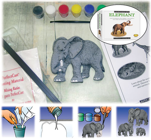 New Factory Sealed Eyewitness Kits Elephant Skullduggery Ages 6 and up 