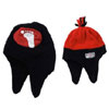 Stonz Reversible Hatz - Black / Black & Red by STONZ WEAR INC.