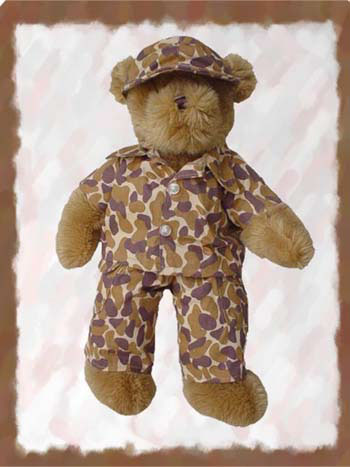 Desert Camouflage by TEDDY BEAR STUFFERS