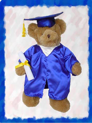 Graduation - Blue by TEDDY BEAR STUFFERS