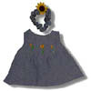 Chambray with Sunflowers by TEDDY BEAR STUFFERS