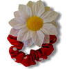 Hairbow - Red and White by TEDDY BEAR STUFFERS