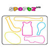 Zanybandz™ Rubber Bands: Sports by ZANYBANDZ