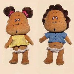 Ishababies� ChocoChip Girl and Boy by AISHA & CO. LLC