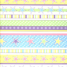 Baby Stars and Stripes Wrapping Paper by ARTIST POINT GIFTWRAP