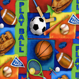 Playball Wrapping Paper by ARTIST POINT GIFTWRAP