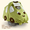 BabbaCover 'Beep Beep: Green' in Snuggle Fleece by BABBACO