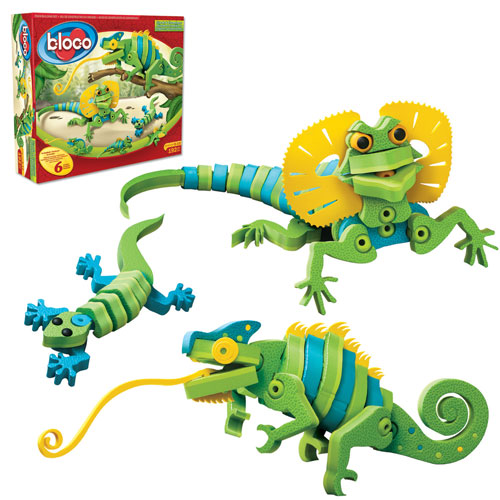 Lizards & Chameleons Bloco� Construction Set by BLOCO TOYS