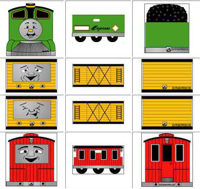 Green Steam Engine Creative Playset by BOX TRAIN EXPRESS
