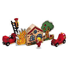 The Fire Brigade Play Set by BRIO CORPORATION