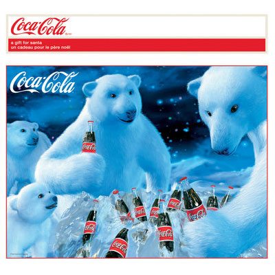 Coca-Cola Polar Bears 1000pc jigsaw puzzle by BUFFALO GAMES INC.