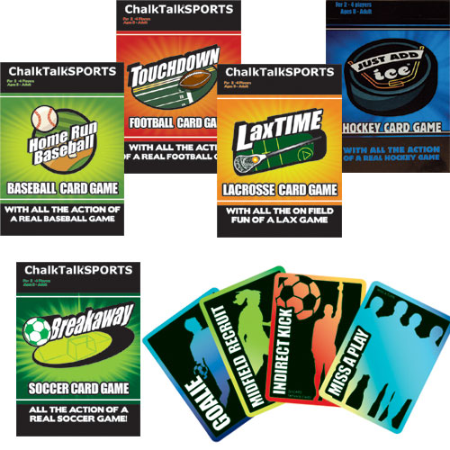 SportACTION Card Games by ChalkTalkSPORTS