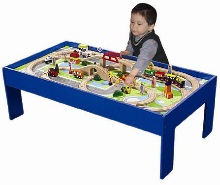 80pc Train Set With Table by CHH QUALITY PRODUCTS INC.