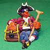 Pirate Treasure ClayWorldFigurine by CLAYWORLD INC.