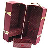 Burgundy Doll Trunk by THE DOLL CASE COMPANY