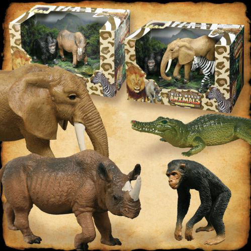 Wild Animal Playset by ESCO TOYS