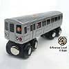 New York City Subway Wooden Railway F-Train 6 Avenue Local by FAY GRAPHIC DESIGN LTD.