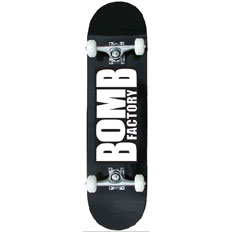 Bomb Factory Logo Pro Complete Skateboard by SPORT TECHNOLOGY INC