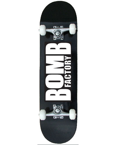 Bomb Factory Logo Pro Complete Skateboard by SPORT TECHNOLOGY INC