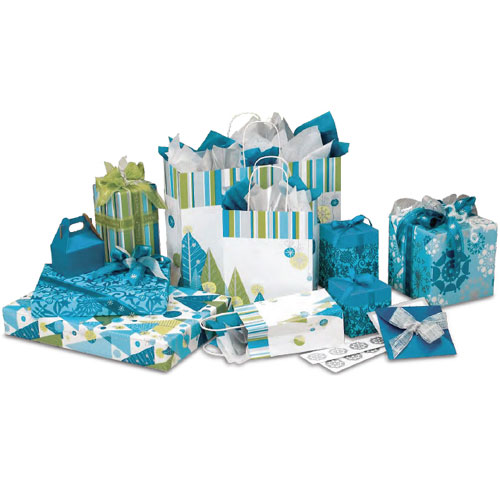 Shimmer Trees Christmas Collections Gift Wrap by Gift Wrap Solutions
