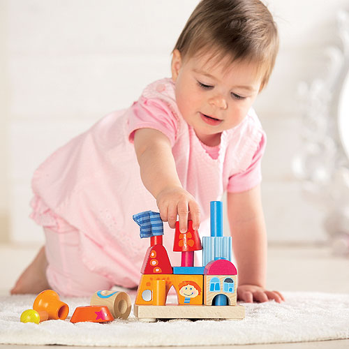 Plug and Stack Master Builder Medium by HABA USA/HABERMAASS CORP.