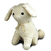 The Sitting Puppy 11" organic plush by HUGG-A-PLANET
