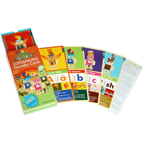 The Amazing Alphabotz� Superphonic Decoder Cards by IDEOPOLIS LLC
