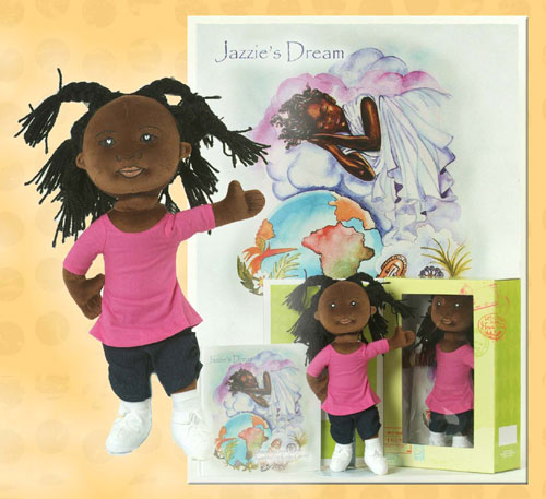 Jazzie Doll and Book Set by JAMBOKIDS COMPANY INC