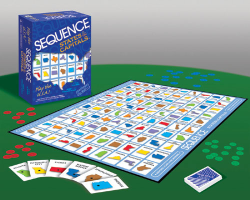 Sequence States and Capitals by JAX LTD INC.