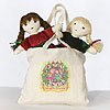 Mini Kathy and Janet Christmas Rag Dolls by KATJAN INC.