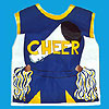 Cheerleader Art Smock by KIDZSMOCKS INC.