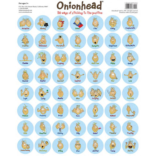 Onionhead� Positive Stickers by ONIONHEAD & COMPANY