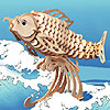 Carp Wooden Puzzle by PUZZLED, INC.