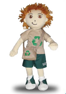 Global Green Pals�  -  Recycle Kyle� by RESTORATION GALLERY LLC