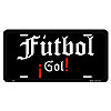 Futbol License Plate by SMART BLONDE