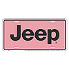 Pink Jeep License Plate by SMART BLONDE