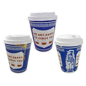 Cup of Coffee Trash Bin by STREAMLINE INC.