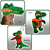 TeamHeads® - Florida Gator Mascot Hat and Plush by TEAMHEADS