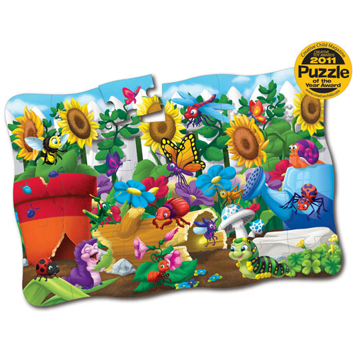 Puzzle Doubles Giant Backyard Bugs by THE LEARNING JOURNEY INTERNATIONAL