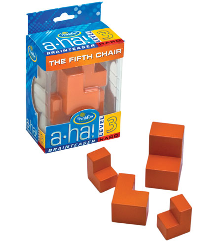 Aha! Brainteasers: The Fifth Chair by THINKFUN