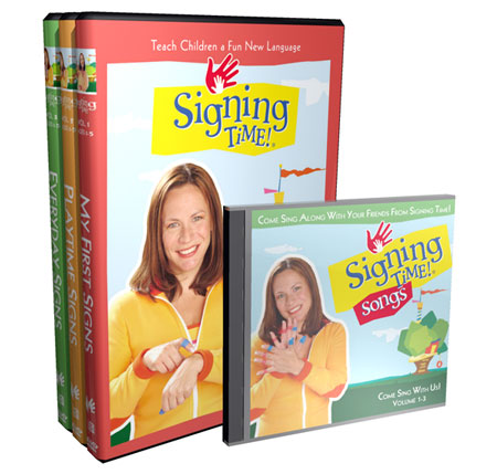 Signing Time! DVD Gift Set Vol. 1-3 by TWO LITTLE HANDS