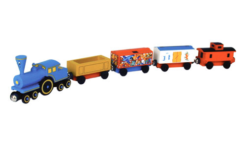 The little engine that could wooden train on sale