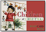 Children at Christmas Postcard Book by LAUGHING ELEPHANT