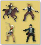 Western Papo Cowboys – Sheriff 5 Figure Lot by HOTALING IMPORTS