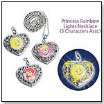 Disney Princess Magical Light Up Heart Necklaces by MONOGRAM INTERNATIONAL INC.