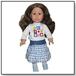 Gali Girl With Curly Brunette Hair by GALI GIRLS