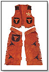 Texas Longhorns Chap and Vest Set by JOHN R. CRAIGHEAD CO., LTD.